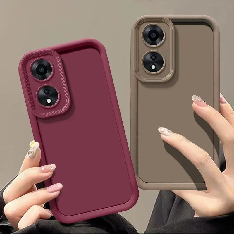For OPPO A38 4G Case OPPO A17 OPPO A17K Phone Case Full Package Matte Anti Drop Soft Protective Cover - Sun Studio