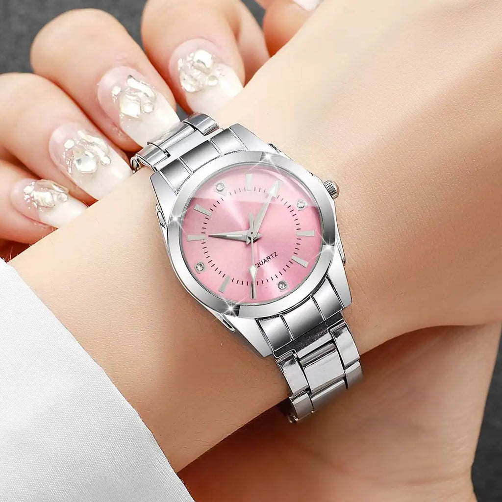 Luxury Rhinestone Women Watches Casual Quartz Wrist Watches For Ladies Clock Reloj Mujer（Without box） - Sun Studio