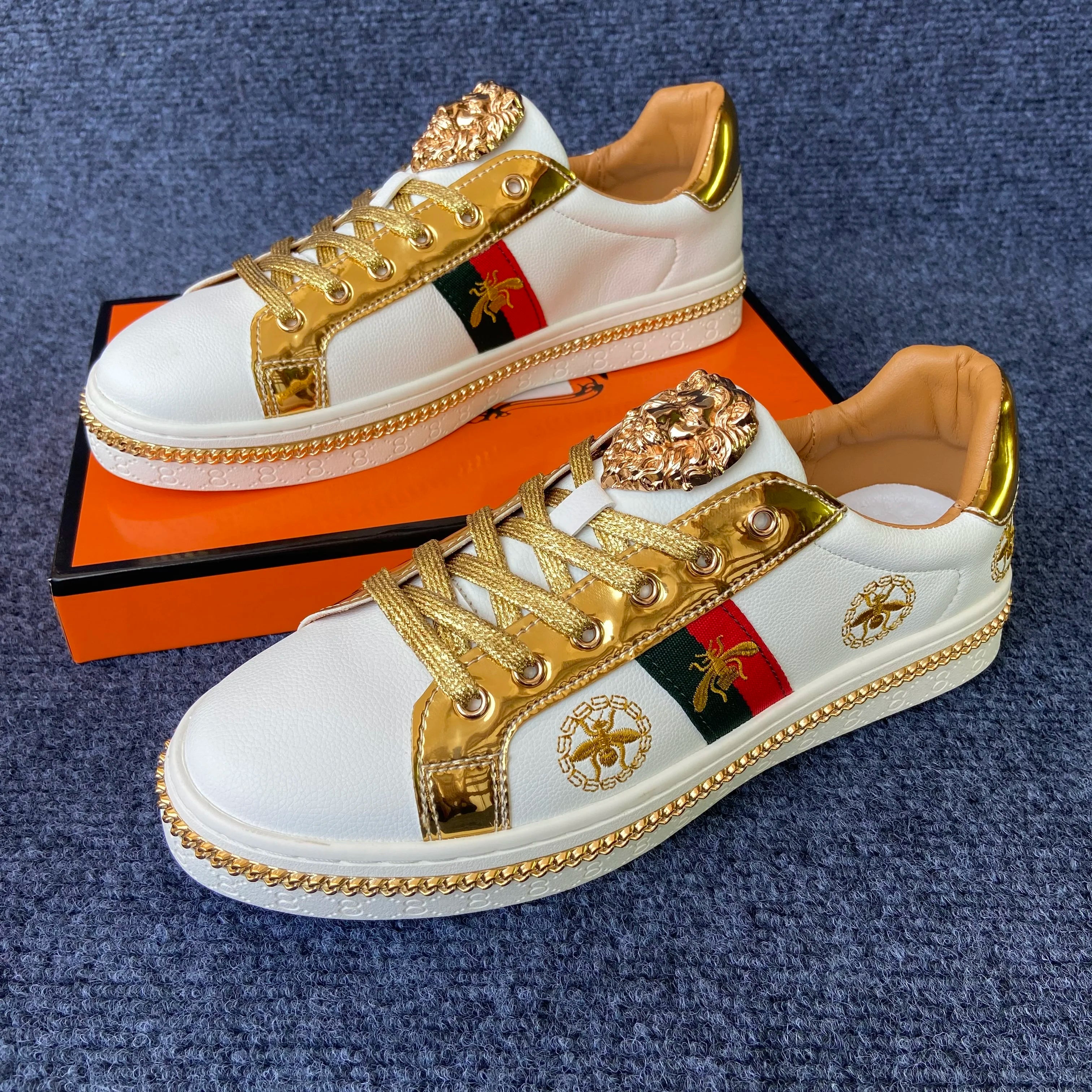 original shoes brand premium shoes for man high quality casual shoes for man casual sneakers for man trainers luxury black white - Sun Studio