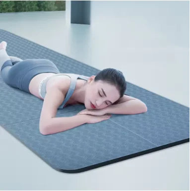 Extra Wide Yoga Mat Thick Foldable Non-Slip Quiet Exercise Mat for Home Workout Fitness 요가매트 - Sun Studio
