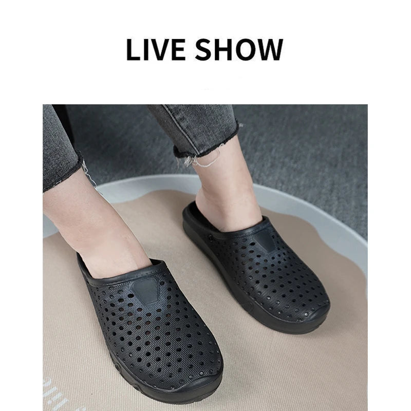Winter Men Slippers Warm Cotton Shoes Casual Slides EVA Plush Shoes Comfortable Light  Slippers Indoor Shoes For Couple 36-47 - Sun Studio
