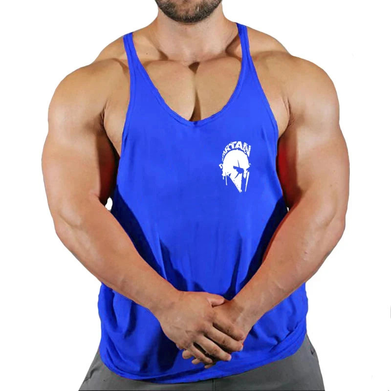 Gym Man Workout Bodybuilding Shirt Men Singlets Stringer Undershirt Vests Tank Top Vest Men's Brand Clothes Clothing Muscle Gyms - Sun Studio