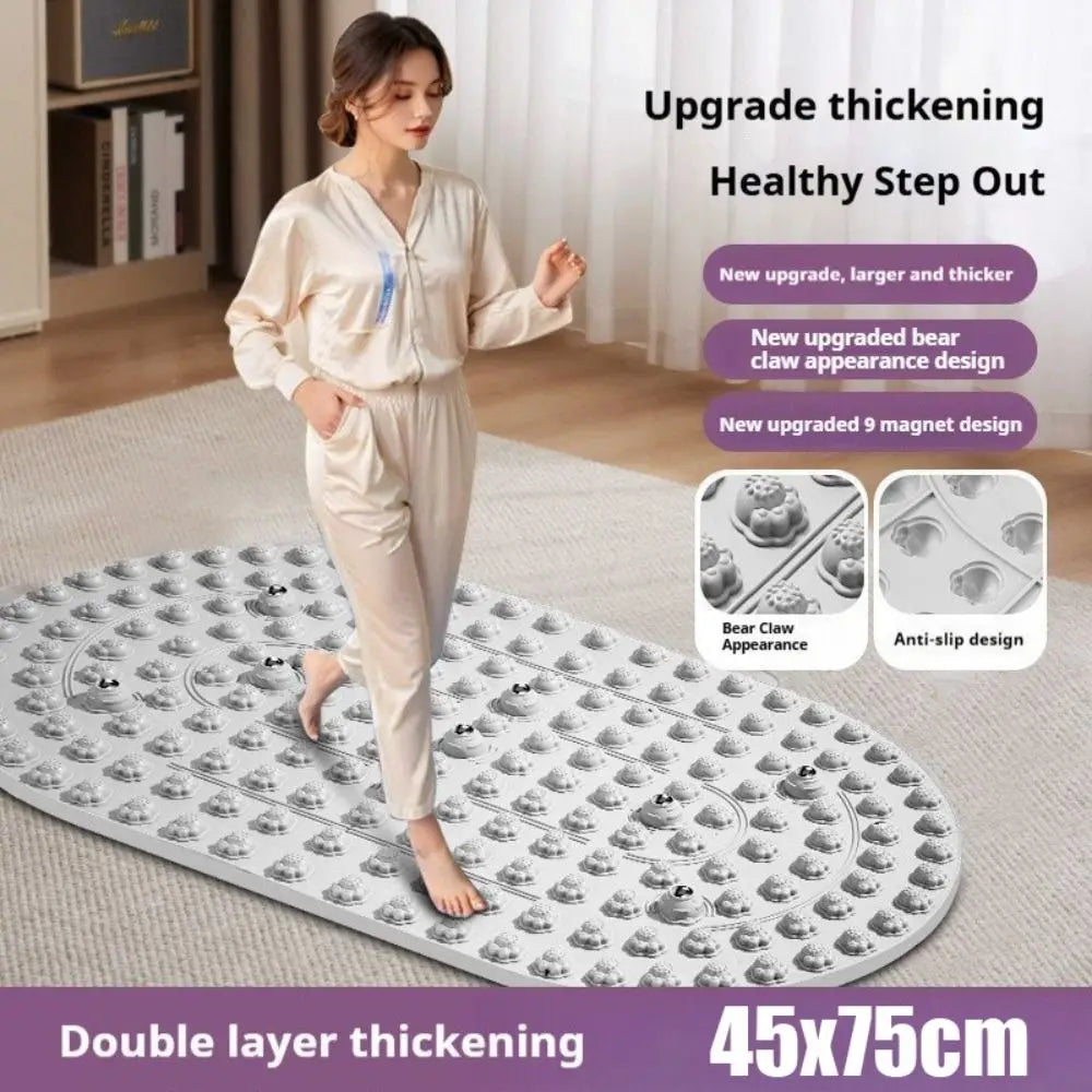 45x75cm Foot Massage Pad Liquid Silicone Heat-Resistant Foot Mat Sweat-Proof Anti-Slip Jogging Mat - Sun Studio