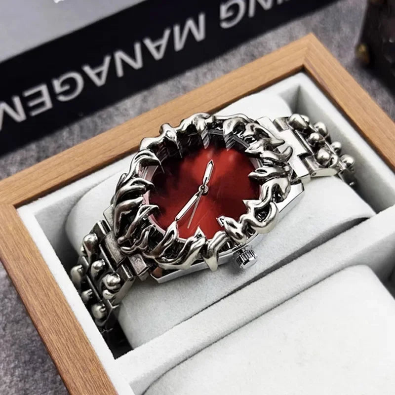 fashion heterosexual claw watch alabaster style retro Y2K European American watches special shaped advanced ins niche watches - Sun Studio