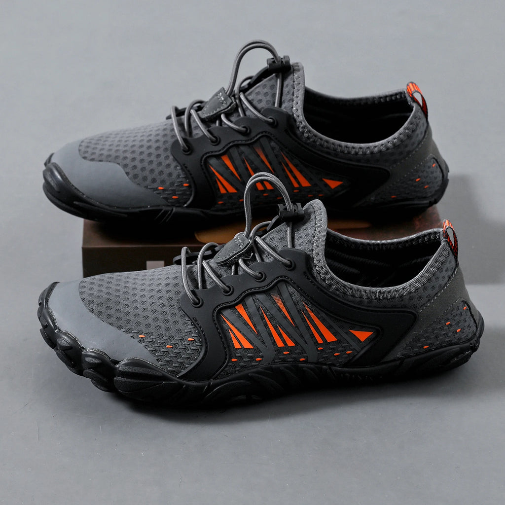 Wide Barefoot Shoes for Womens Mens Outdoor Running Zero Drop Casual Sneaker Minimalist Shoes - Sun Studio