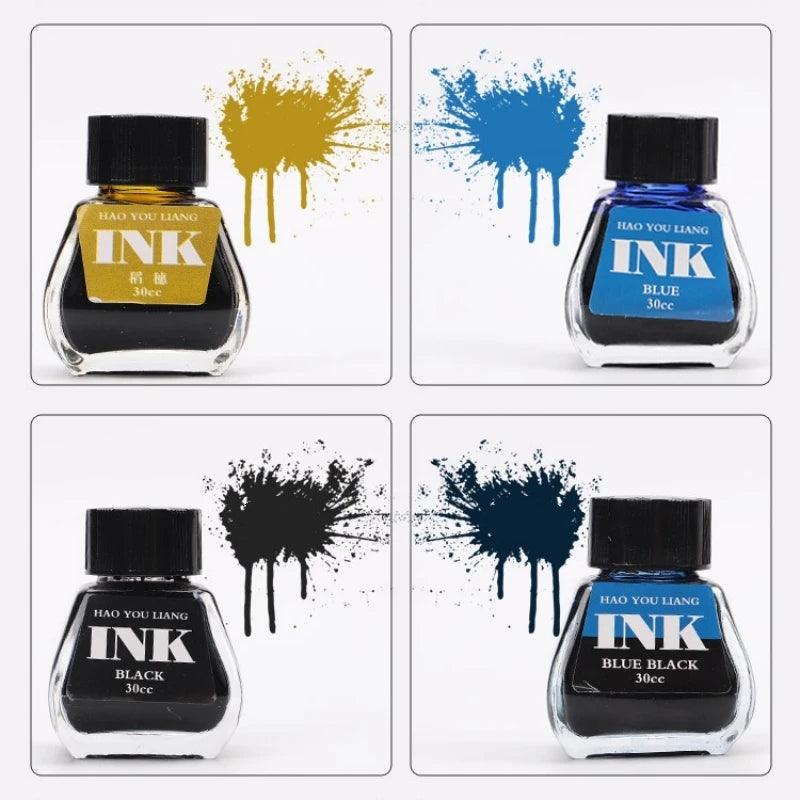 30cc Drawink Ink 16 colours Ink Dye Type Non-carbon non-clogging fountain pen ink Coloured ink Fountain pen light colour ink - Sun Studio