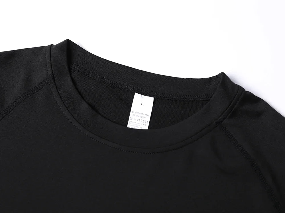 Gym Hub Printed Men's Compression T-Shirt Gym Workout Sport Quick Dry Tight Shirts Outdoor Training Fitness Elasticity Tops Tee - Sun Studio