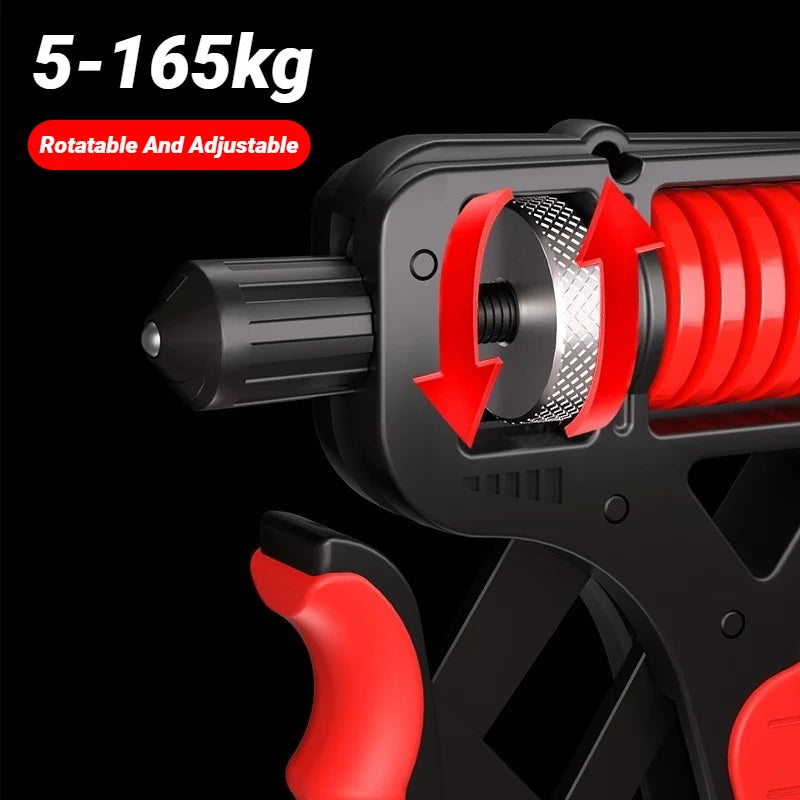 5-165Kg Adjustable Steel Spring Heavy Hand Grip Exercise Strengthener Gripper Finger Expander Arm Wrist Forearm Trainers - Sun Studio