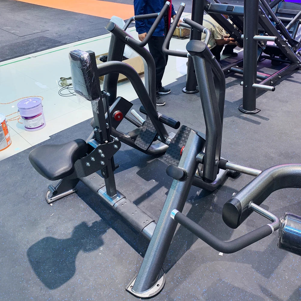 Professional Commercial Fitness Gym Equipment Adjustable Safety Durable Plate Loaded Strength Training Back Exercise Seated Row - Sun Studio