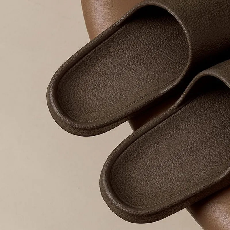 Summer NEW Slippers For Men Women Eva Soft Bottom Slippers Indoor House Slides Flat Sandals Outdoor Beach Shoes Man Flip Flops - Sun Studio