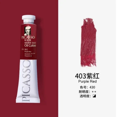 50/170ML Oil Painting Pigment for Beginners and Students Majoring In Fine Art Painting Creation Light-resistant Delicate Pigment