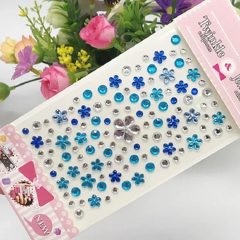 Glitzer Gesicht Aufkleber für Kinder Strasssteine für Augen Gesicht Diamanten Helle Aufkleber Festival Makeup Juwelen Aufkleber ZS006