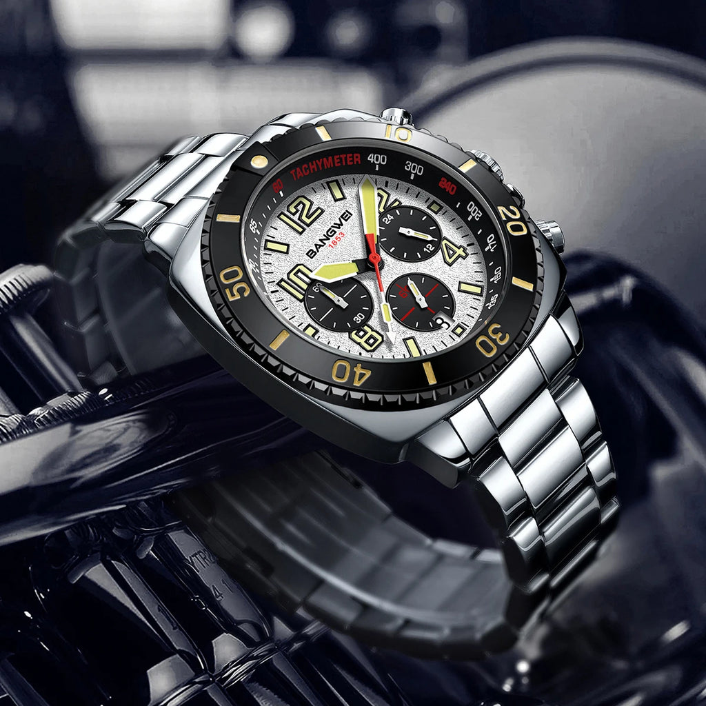 LIGE Men Military Watch Waterproof Wristwatch LED Quartz Clock Sport Watch Male Watches Men Business Clock Relogios Masculino - Sun Studio