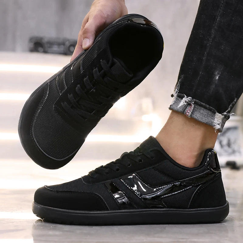 Men's Wide Toe Box Barefoot Shoes Minimalist Sports Shoes with Zero Drip Soles The Best Breathable Mesh Designer Men's Running - Sun Studio