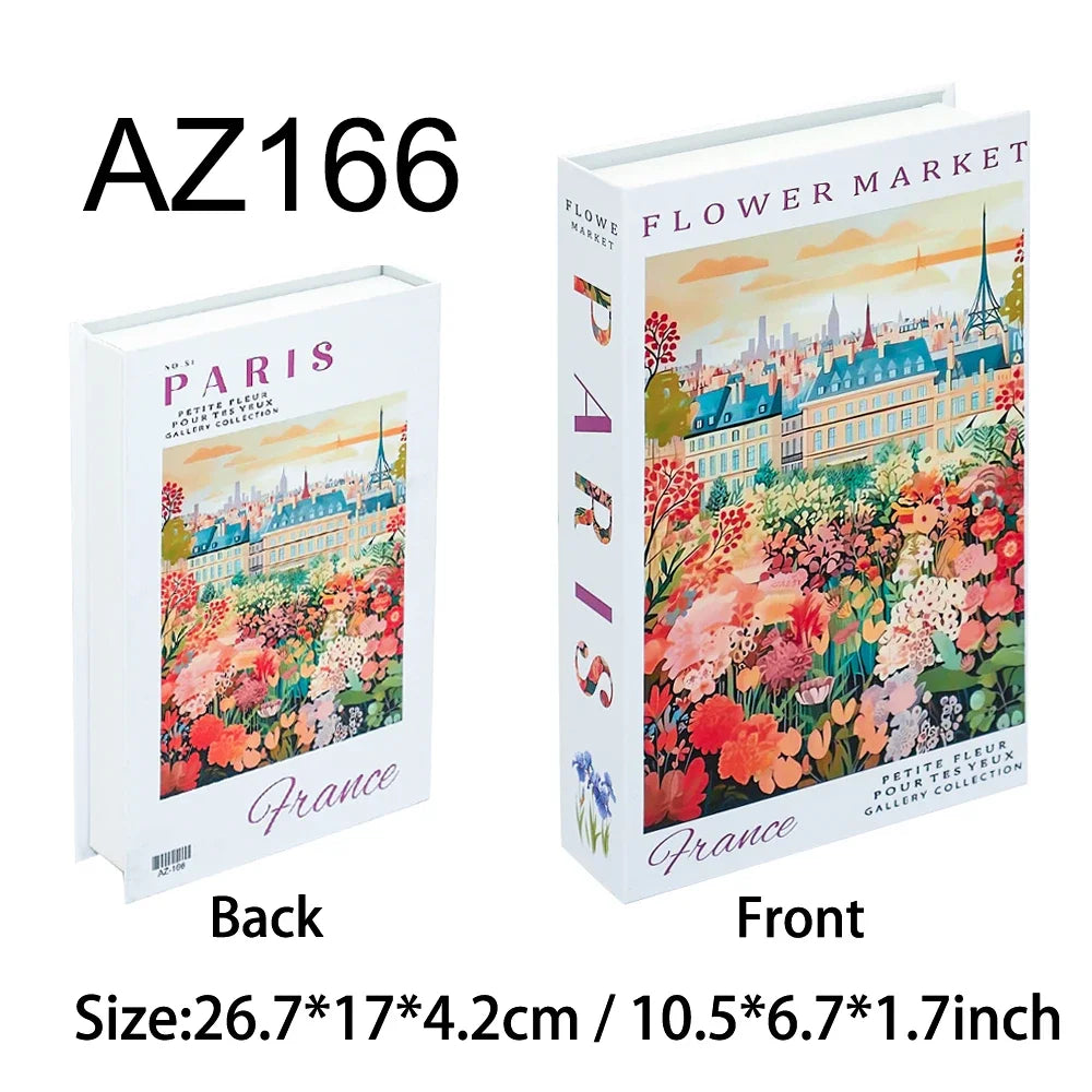 Colorful Travel Series Fake Books For Home Decor Coffee Table Ornaments Fashion Decoration Books for Living Room Amalfi Italy