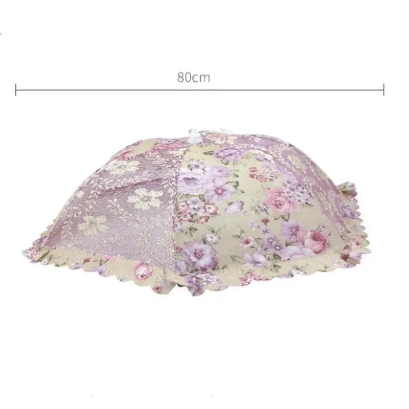 Foldable Kitchen Table Lace Dustproof Mesh Food Cover Umbrella Shape Fly Proof Stainproof Home Kitchen Tools Cooking Accessories - Sun Studio