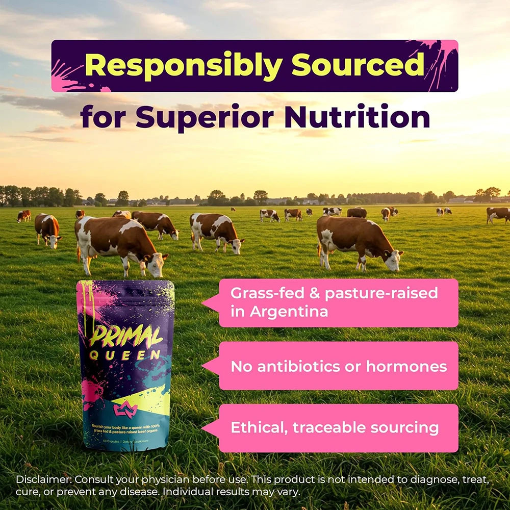 Supplement for Women - Supports Hormone Balance, Energy & Wellness - Liver, Heart, Kidney, Bone Marrow - Female Support Blend - Sun Studio