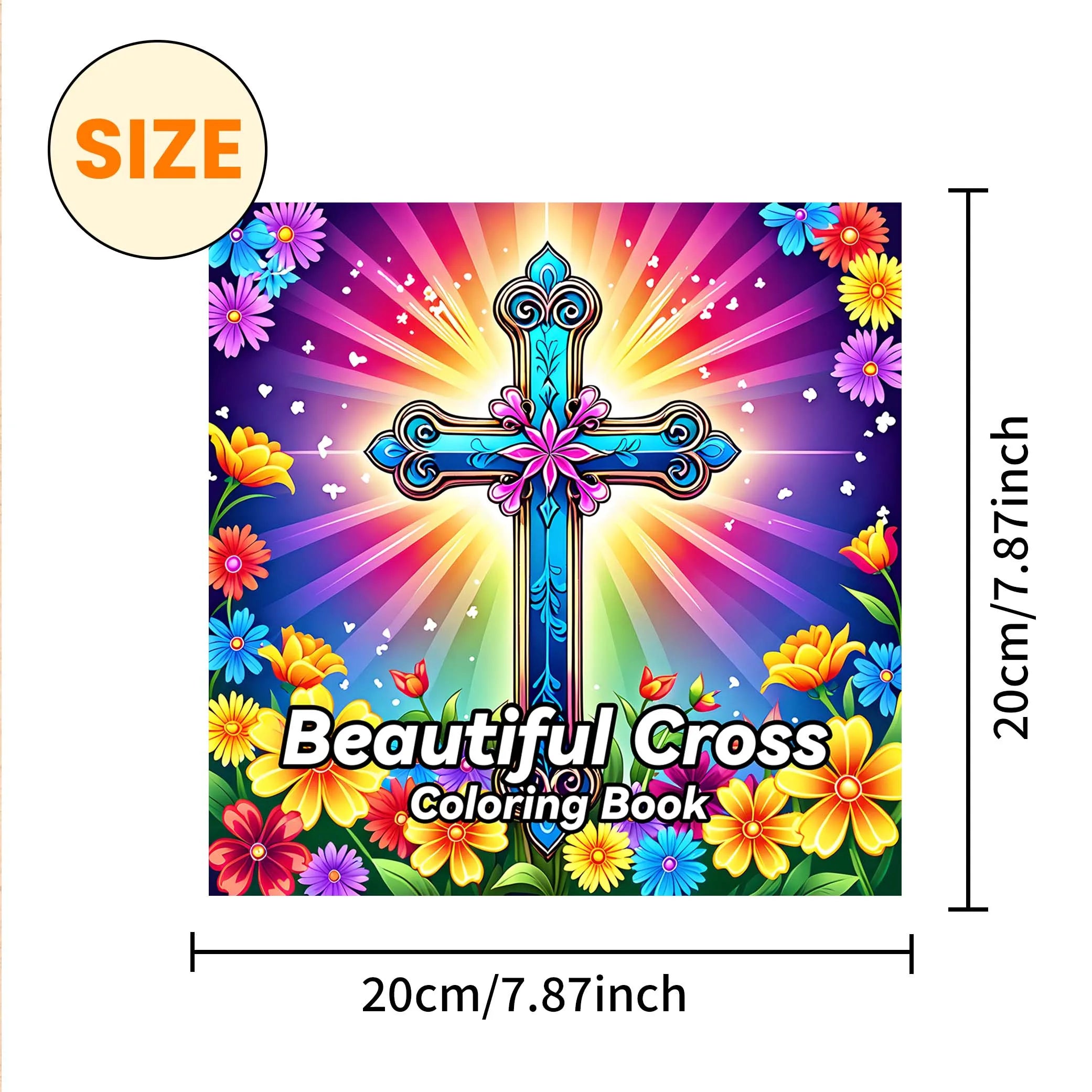 Spiral Colouring Book 24 Sheets 20x 20 cm For Graffiti Painting Drawing Book Relieve Anxiety Perfect for Many Holiday Gifts - Sun Studio