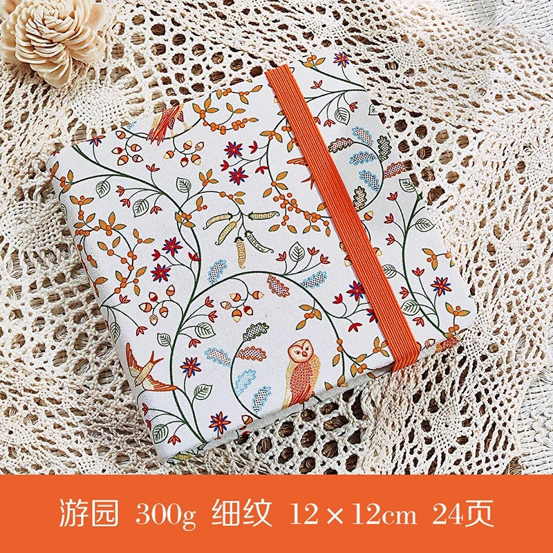 POTENTATE 100% Cotton Watercolor Book Square Sketchbook 300g Art Drawing Sketch Pad potentate бумага акварели - Sun Studio