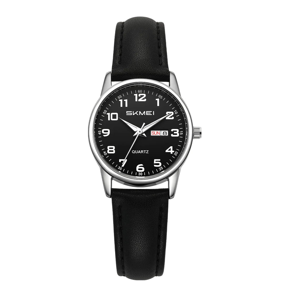 SKMEI Simple Movement Quartz Watches For Men Women Students Date Week Wristwatches Fashion Design Waterproof Watch Reloj Hombre - Sun Studio