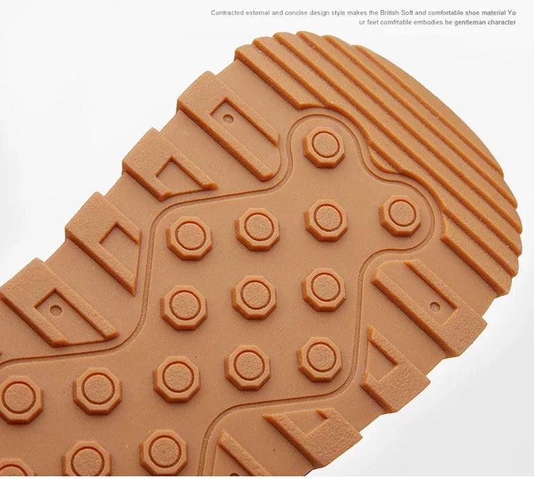 Designer New Men Genuine Leather Casual Sport Shoes Street Fashion Comfortable Cow Leather Lace-up Sneakers - Sun Studio