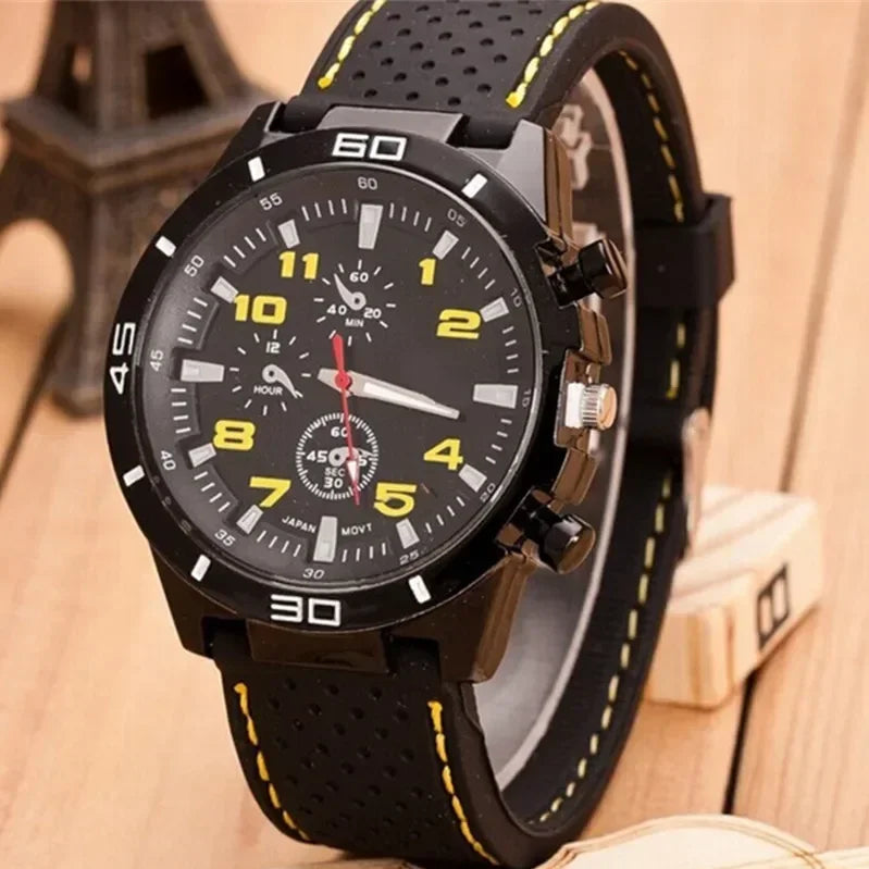 Fashion Date Quartz Men Watches Top Brand Luxury Male Clock Chronograph Sport Mens Wrist Watch Hodinky Relogio Masculino - Sun Studio