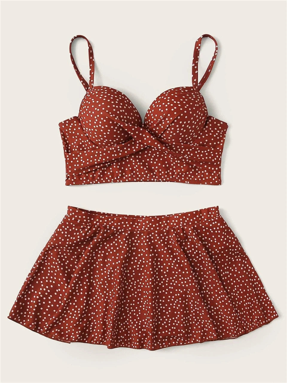 2026 Cross Bikini Push Up Printed Swimsuit Dress Women High Waist Swimwear Female Padded Bather Bathing Swimming Suit Beachwear - Sun Studio