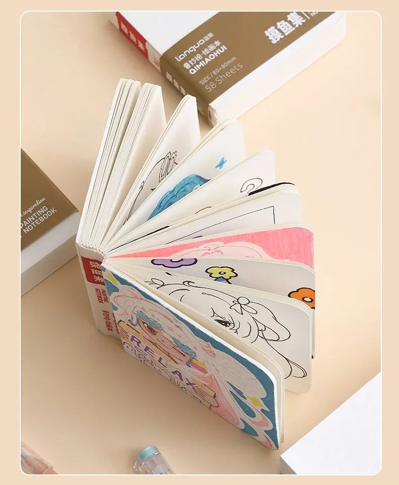 Multiple Specificacations WaterColor Sketchbook 58 Sheet Thickening 200g Drawing Notebook for Drawing Painting Book Art Supplies - Sun Studio