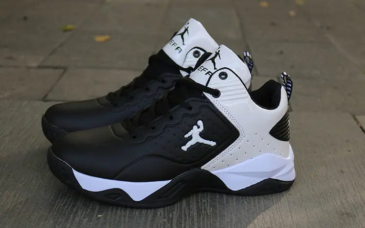 Brand Professional Men's White Red Blue Basketball Shoes Basketball Sneakers Anti-skid High-top Couple Man Basketball Boots - Sun Studio