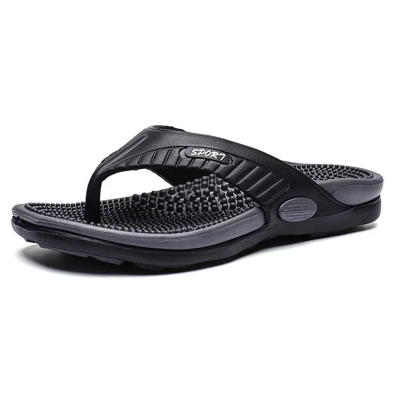 Vanmie Summer Slippers Men Massage Beach Flip Flops Men Slippers 2024 Casual Anti-slip Beach Slippers for Men Fashion Flip-flops - Sun Studio