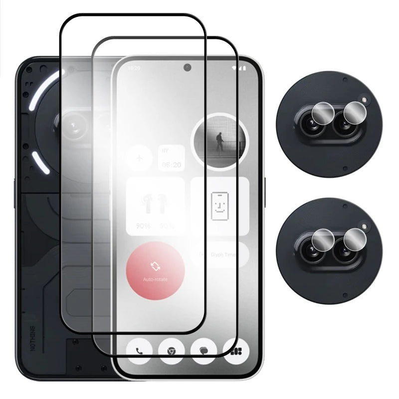 For Nothing Phone 2a Glass Nothing Phone 2a Tempered Glass 2.5D Full Cover Glue HD Screen Protector For Nothing Phone (2a) Film - Sun Studio