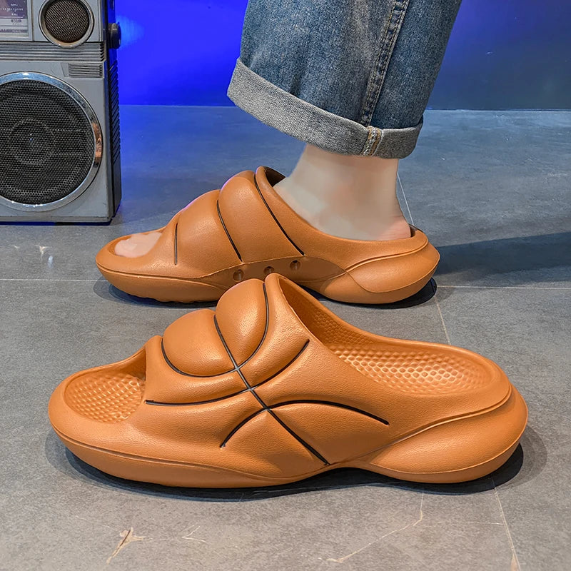 Slippers for men in summer trendy for outdoor sports dual purpose anti slip and odor resistant sandals basketball Slippers - Sun Studio