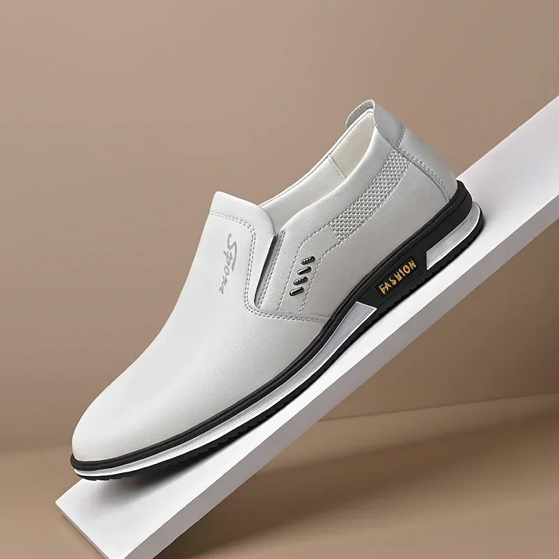 Brand Leather Shoes for Men Designer Loafers High Quality Adult Moccasins Men Driving Shoes Male Footwear Men's Formal Shoes - Sun Studio