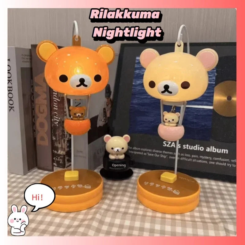 Rilakkuma Balloon Light Cute Sanx Forest Decorative Balloon Lamp Cartoon Night Light Relaxing Bear Theme Creative Home Decor - Sun Studio