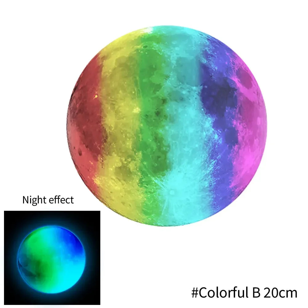 Colorful Moon Luminous Wall Stickers For Kids Room Bedroom Ceiling Art Decals Home Decor Unicorn Stars Glow In The Dark Stickers - Sun Studio