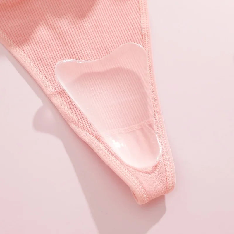 1 Piece Invisible Concealer Panties Silicone Reusable for Swimsuit Underwear Camel Toe Leggings Privacy Stickiness Self-Adhesive - Sun Studio