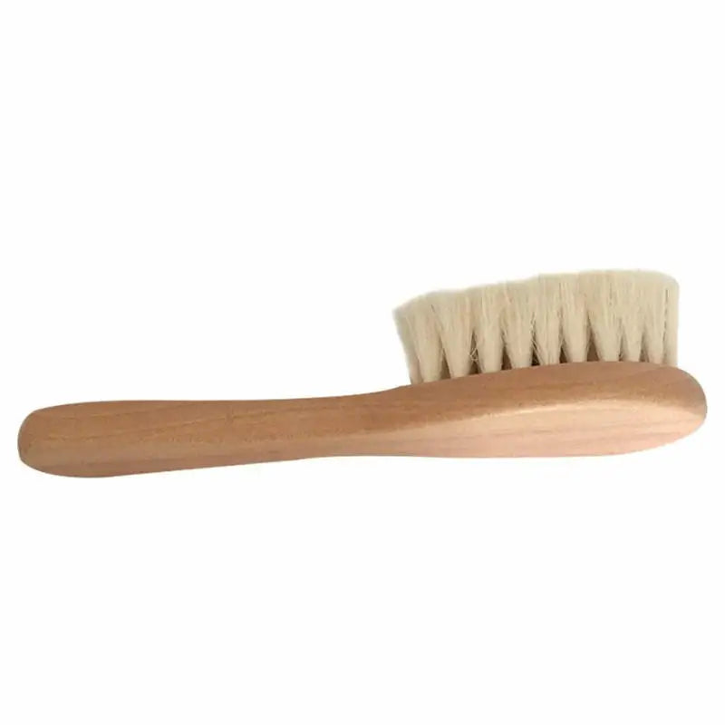 2PCS/Set Baby Hair Brush And Comb Set for Newborn Wood Comb For Hair Massage Bath Shower Mini Baby Brush Kids Pocket HairBrush - Sun Studio
