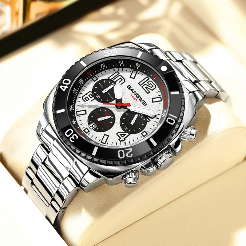 LIGE Montre Militaire Homme Étanche Montre-bracelet LED Quartz Horloge Sport Montre Hommes Affaires Horloge Relogios Masculino