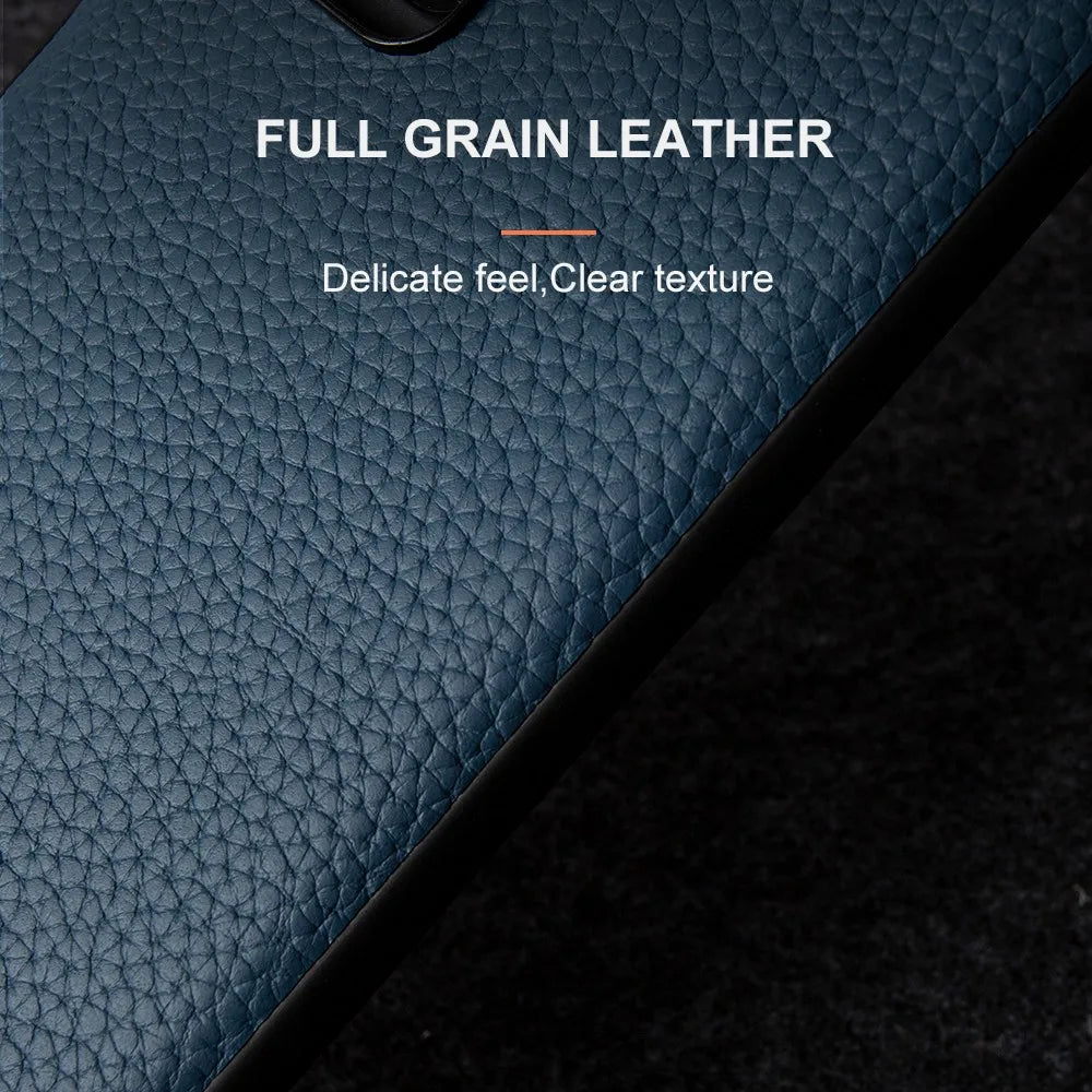 Full Wrapped Cowhide Genuine Leather Case For Xiaomi 12t Pro Mi12Pro 14Pro 13Pro 12SUltra 12Lite 11T Business Phone Cover Fundas - Sun Studio