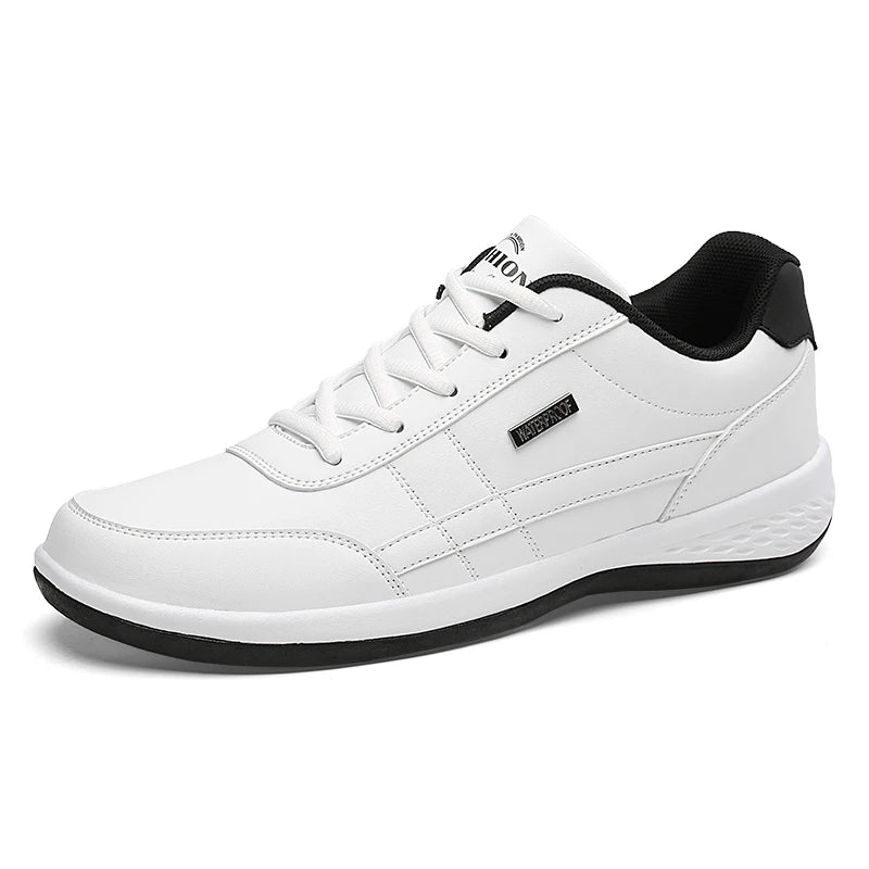 Leather Men Shoes Sneakers Trend Casual Shoe Comfortable Breathable Leisure Male Sneakers Non-slip Footwear Men Sports Shoes - Sun Studio