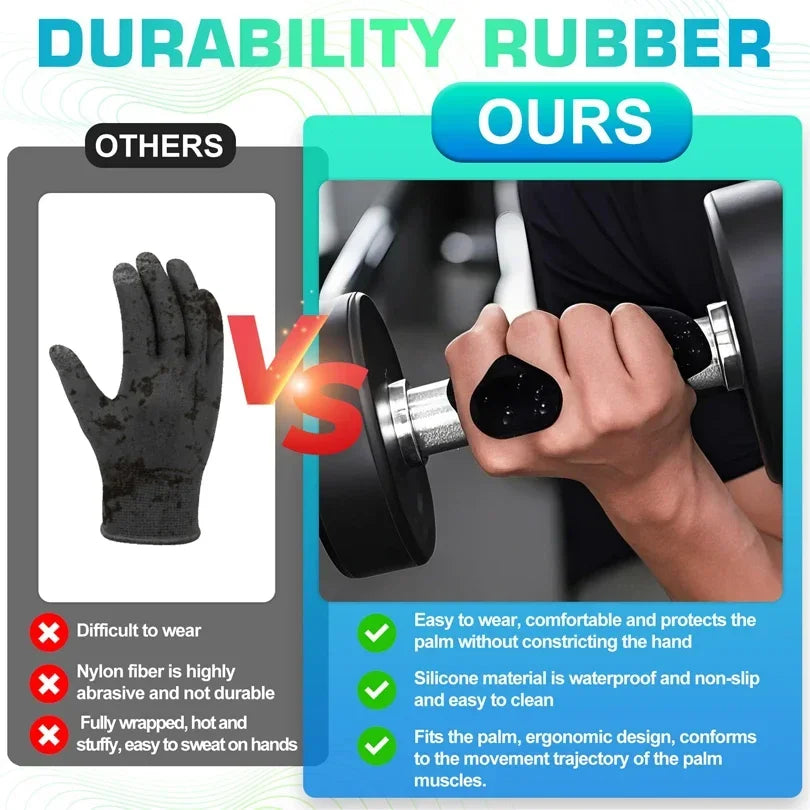 Gym Grips Fingerless Workout Gym Gloves Ergonomics Workout Grip Hand Protection Weight Lifting Grips Bodybuilding Gymnastics - Sun Studio