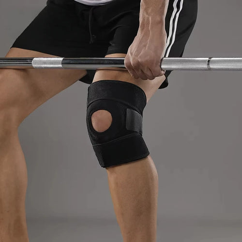 1 piece of sports and fitness knee pad, knee cap with adjustable knee support - Sun Studio