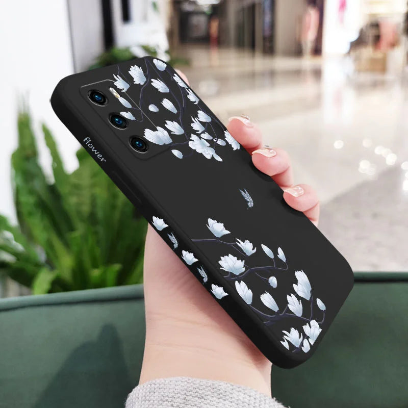 Tree Branch Phone Case For Huawei P40 P50 P30 P20 Pro Lite Nova 5t Y7A Mate 40 30 20 Pro Lite Liquid Silicone Cover - Sun Studio