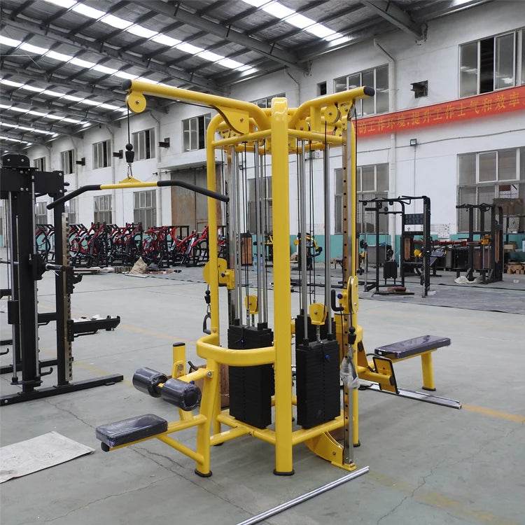 Fitness Equipment Weightlifting Gym Machine Multifunction Trainer Indoor 4 Station Machine - Sun Studio