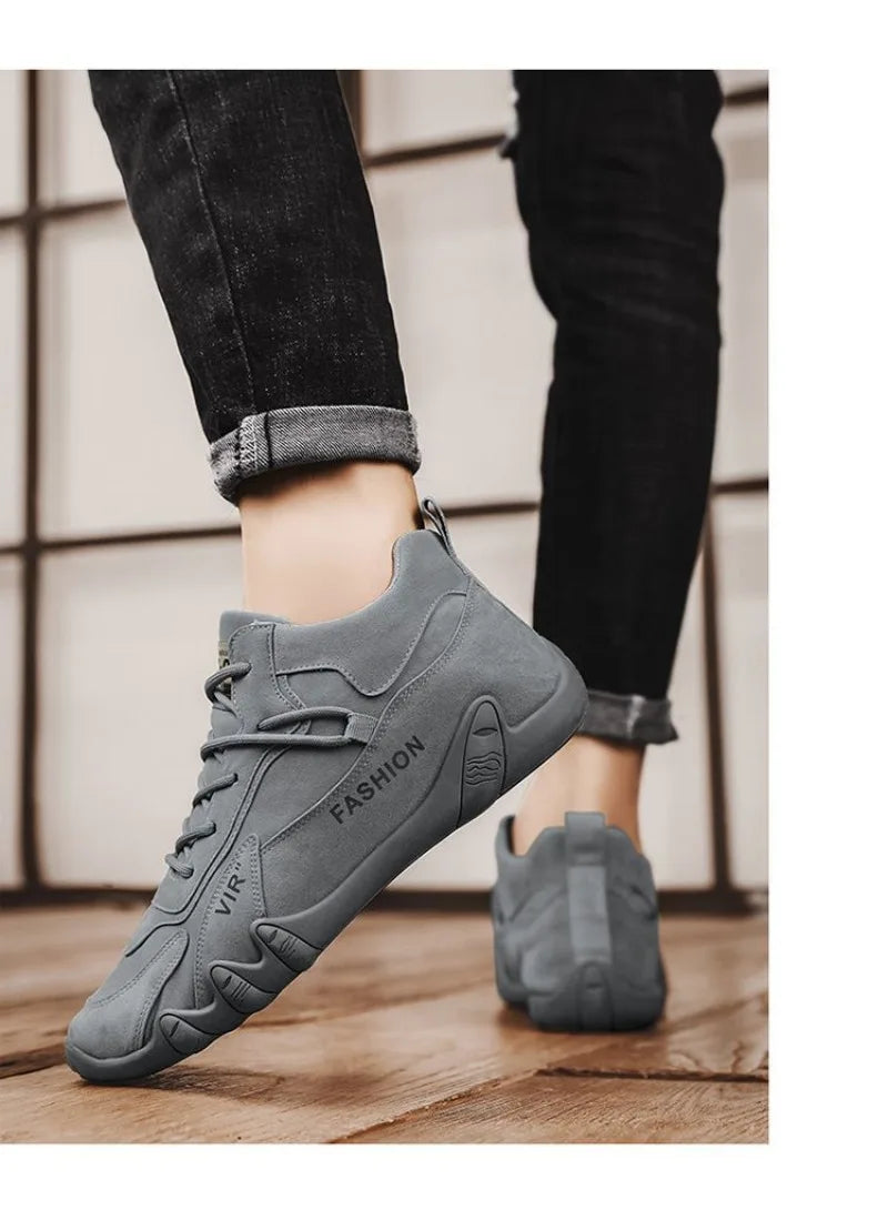 Outdoor Fashion Men's Shoes Loafers Comfort Walking Vulcanzed Sneakers Men Original Men's Ankle Boot Non Slip Work Shoes for Men - Sun Studio