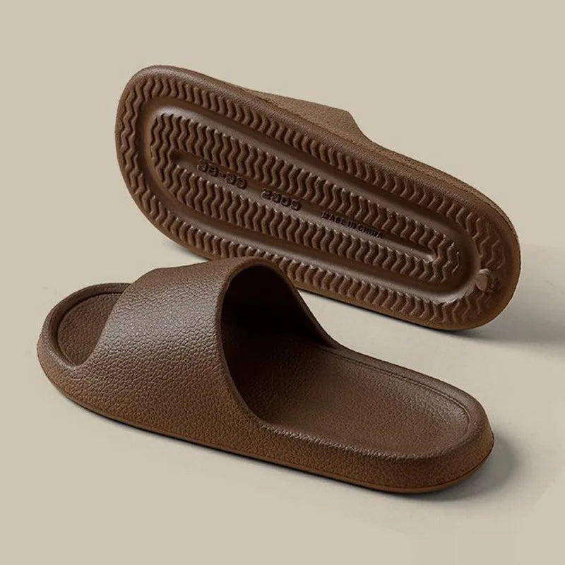Summer NEW Slippers For Men Women Eva Soft Bottom Slippers Indoor House Slides Flat Sandals Outdoor Beach Shoes Man Flip Flops - Sun Studio