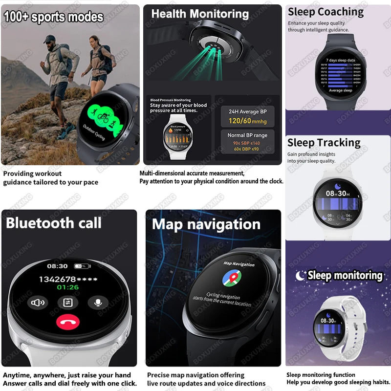 Watch 8 Mini GPS Track Smart Watch Men Women Map Navigation Bluetooth Call NFC IP68 Waterproof Compass Sport Smartwatch 2025 New - Sun Studio