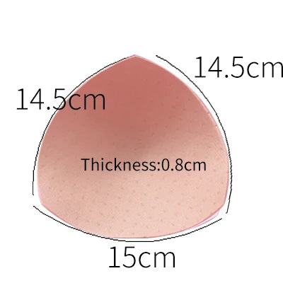 1pair Sponge Inserts In Bra Padded for Swimsuit Breast Push Up Fill Brassiere Breast Patch Pads Women Intimates Accessories - Sun Studio