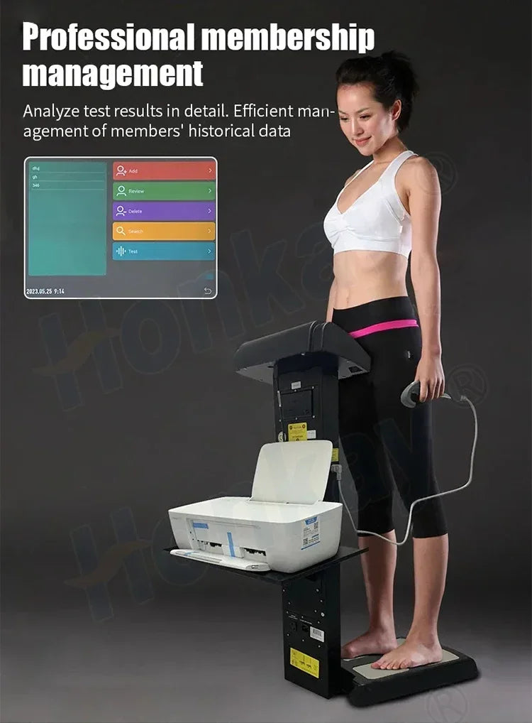 Salon SPA Body Composition Analysis Equipment Bioelectrical Impedance Analyzer With Printer BMI Measurement Machine - Sun Studio
