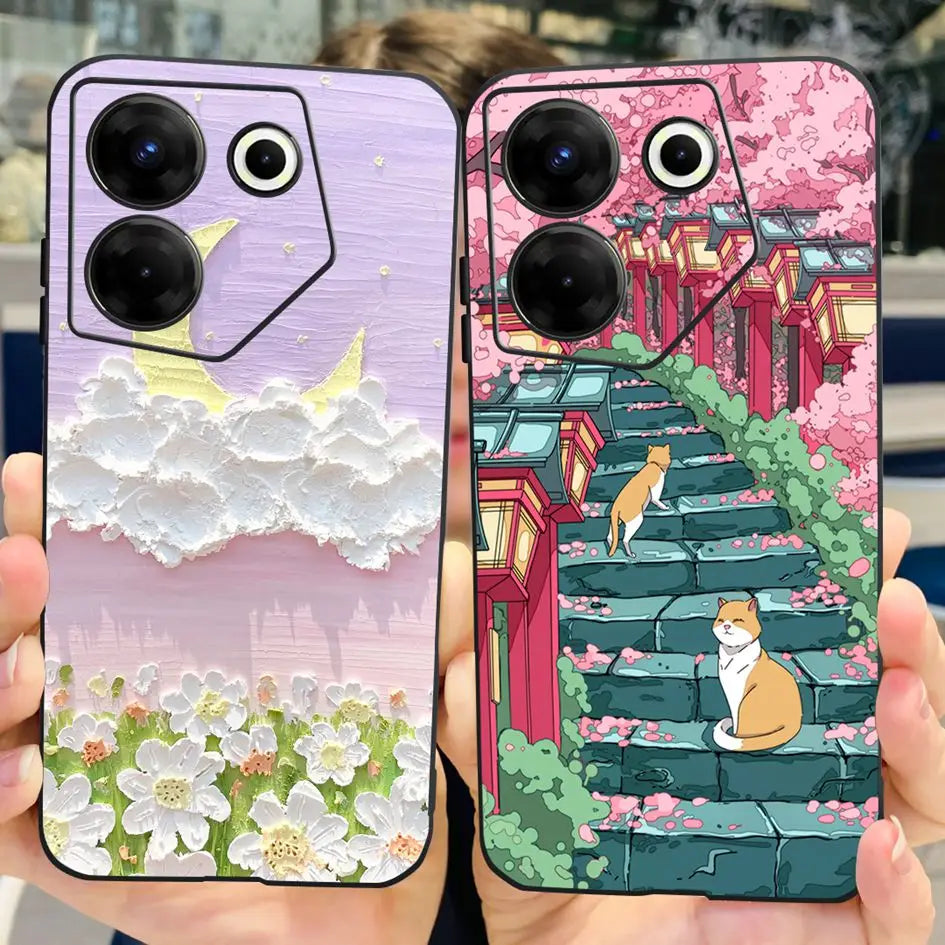 For Tecno Camon 20 Pro 5G Case 2023 Cute Love Heart Football Slim Cover Soft Silicone Funda For Tecno Camon20 Pro 5G CK8n Bumper - Sun Studio
